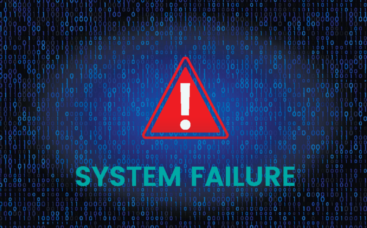 System temporary failure viber. System failure. Матрица код System failure. System failure картинки. Failure фон.